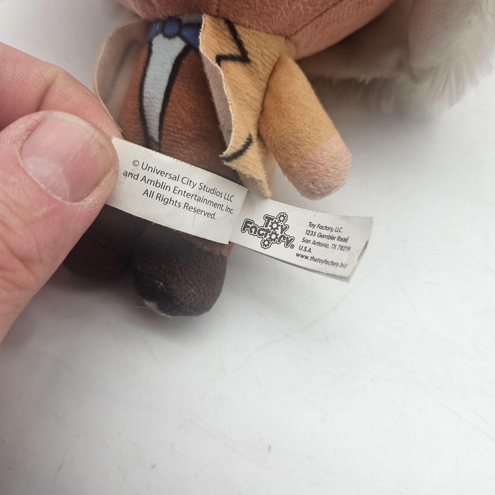 Toy Factory Back To The Future Doc Brown Plush Stuffed Toy Small Brown Cute - Picture 7 of 8